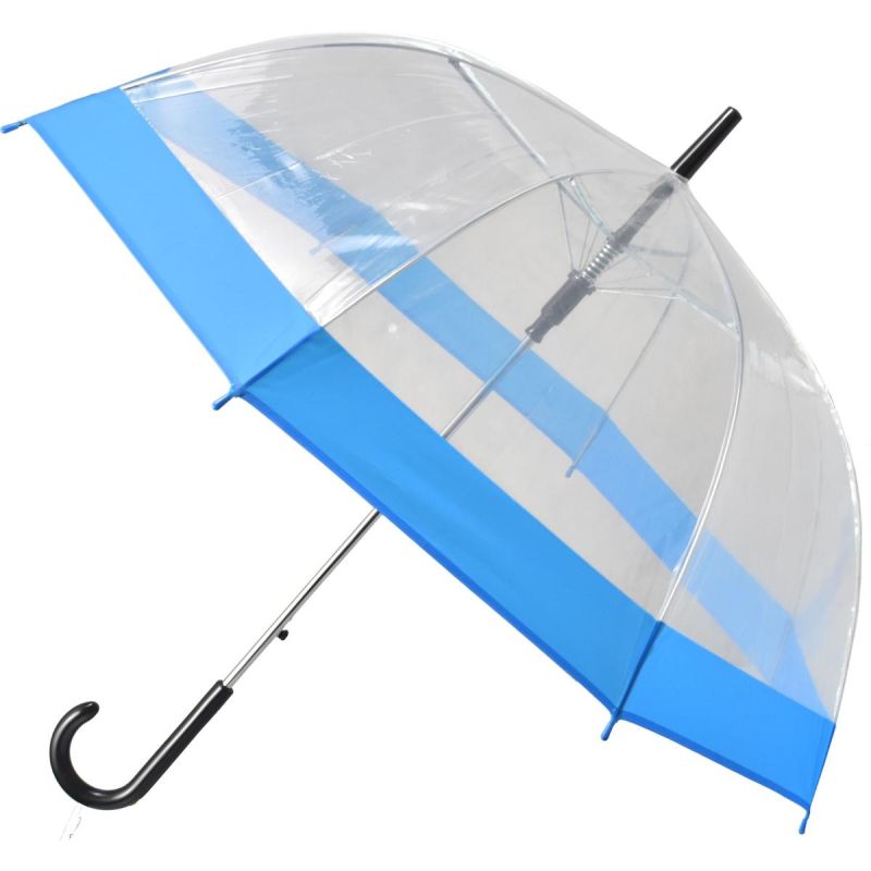Long Transparent Blue Umbrella SEMI LINE