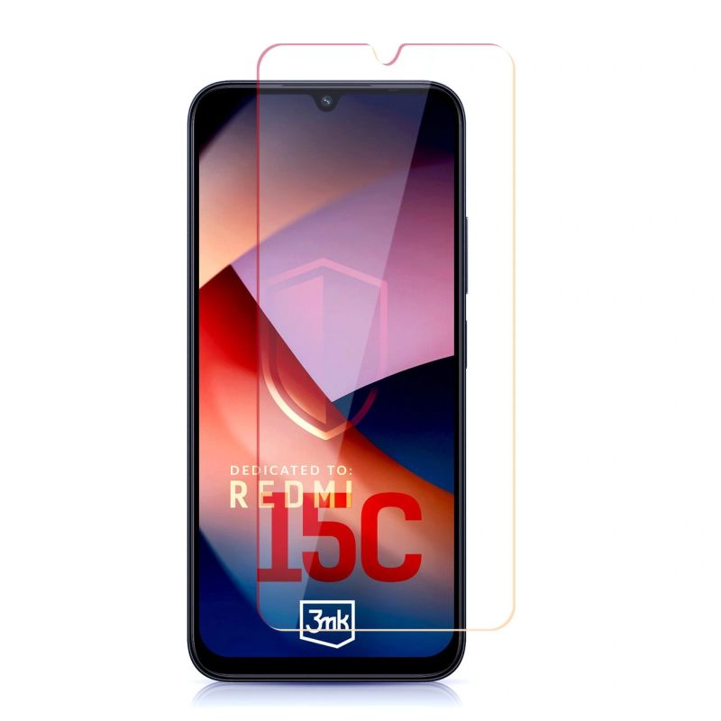 3mk HardGlass tempered glass for Xiaomi Redmi 15C