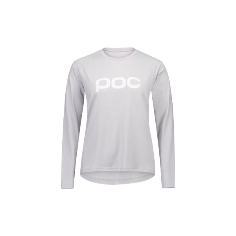 POC W's Reform Enduro Jersey Light Gray