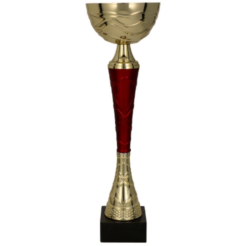TUMA RD gold-burgundy metal cup