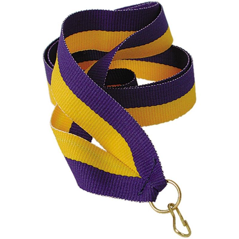 Ribbon 22 mm - yellow and blue