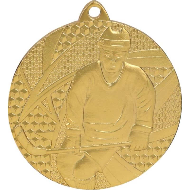 Gold medal - hockey - steel medal
