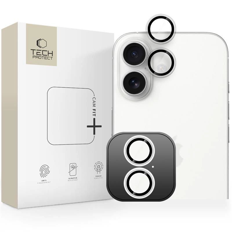 Tech-Protect Camring Fit+ Camera Cover for iPhone 17 - Clear