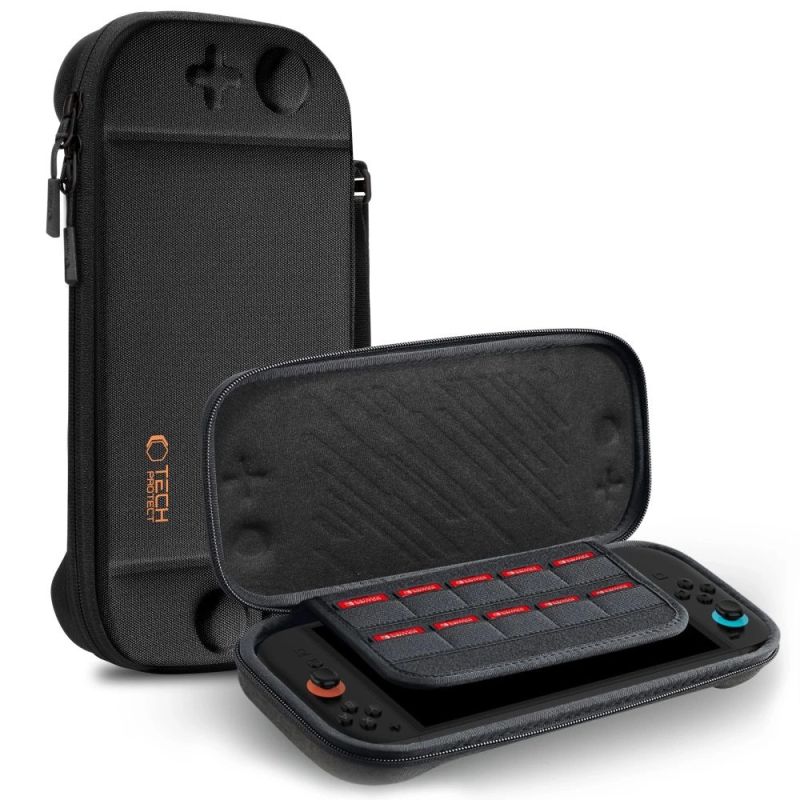 Tech-Protect Slim Pouch for Nintendo Switch 2 - Black