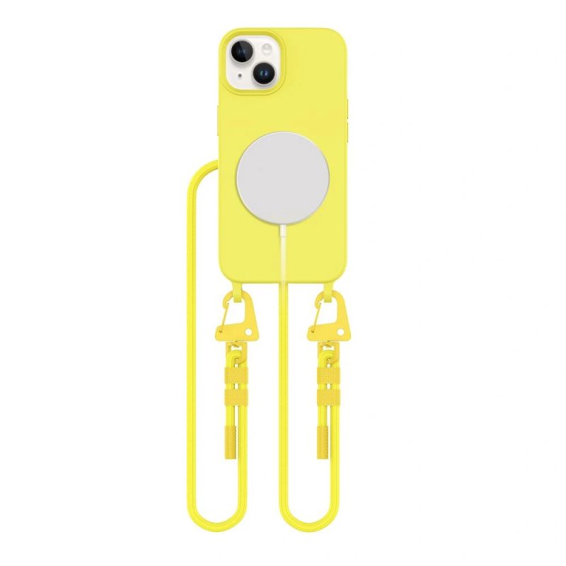 Tech-Protect Magnecklace MagSafe Case for iPhone 15 - Yellow