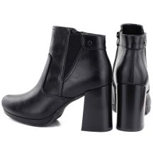 M. Daszyński Stivali ankle with block heel and platform, insulated, M.Daszyński