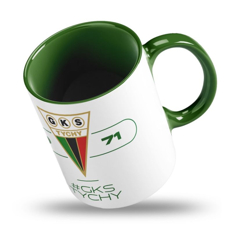 GKS Tychy mug with coaster #1971