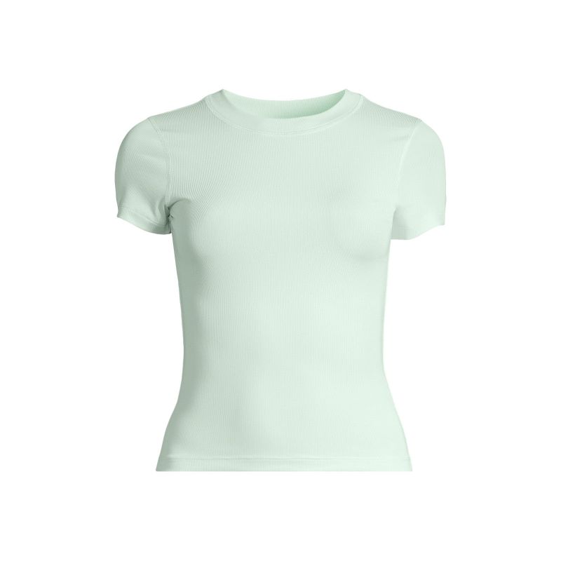 CASALL Bold Rib Tee Women's T-Shirt, Green