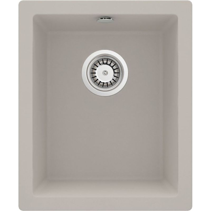 Single-bowl, undermount granite sink