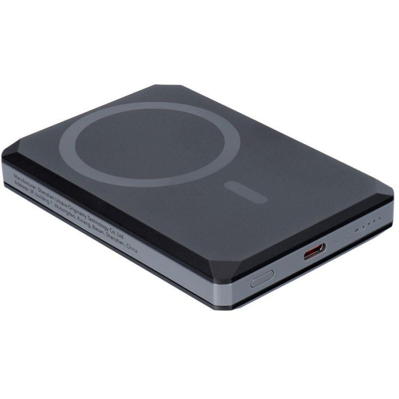Powerbank Veger GeoWallet Tracker X5 5000mAh 20W PD QC 3.0 MFi MagSafe USB-C Black
