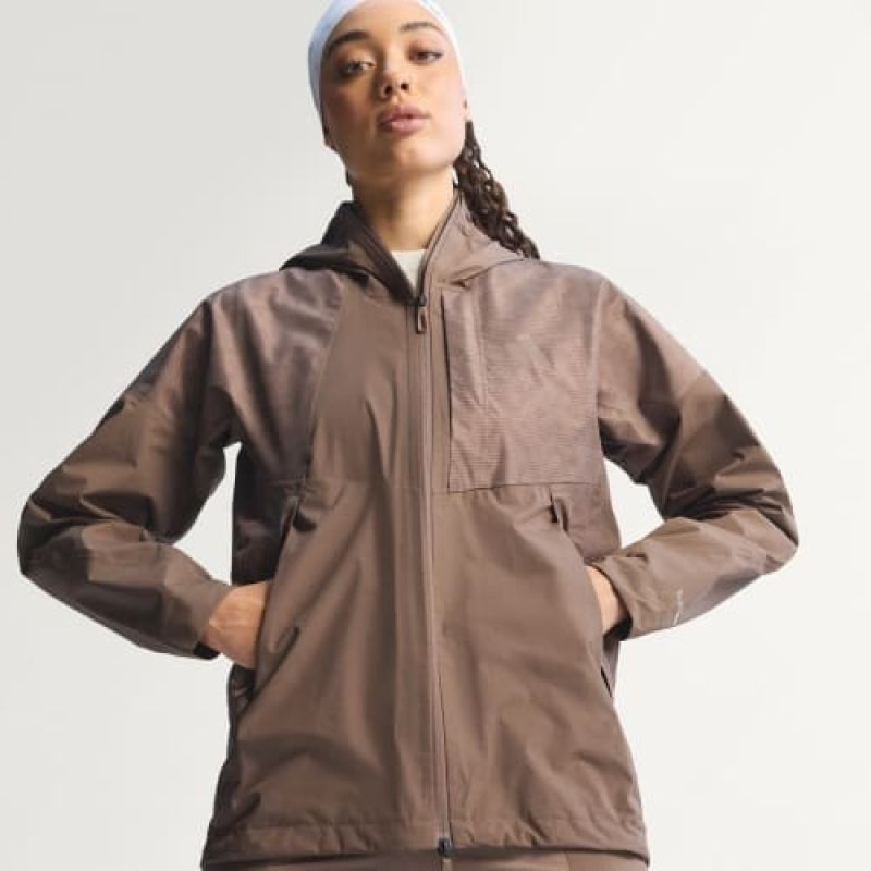 adidas TERREX Xperior 2.5L Hybrid Primeknit Climaproof Jacket for women – Trace Brown, size: M