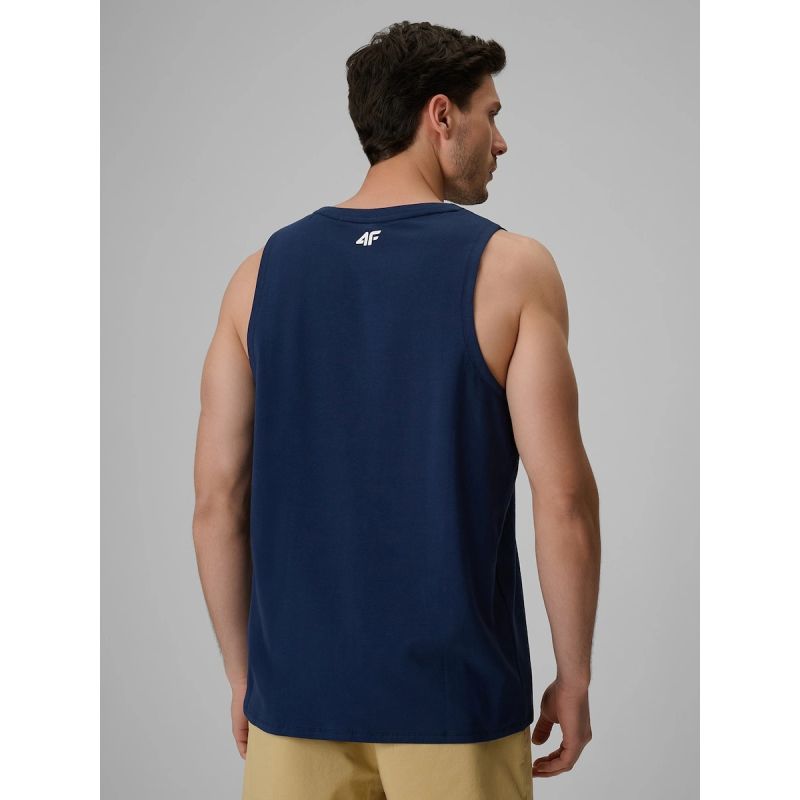 4f Maglietta regular sleeveless with print