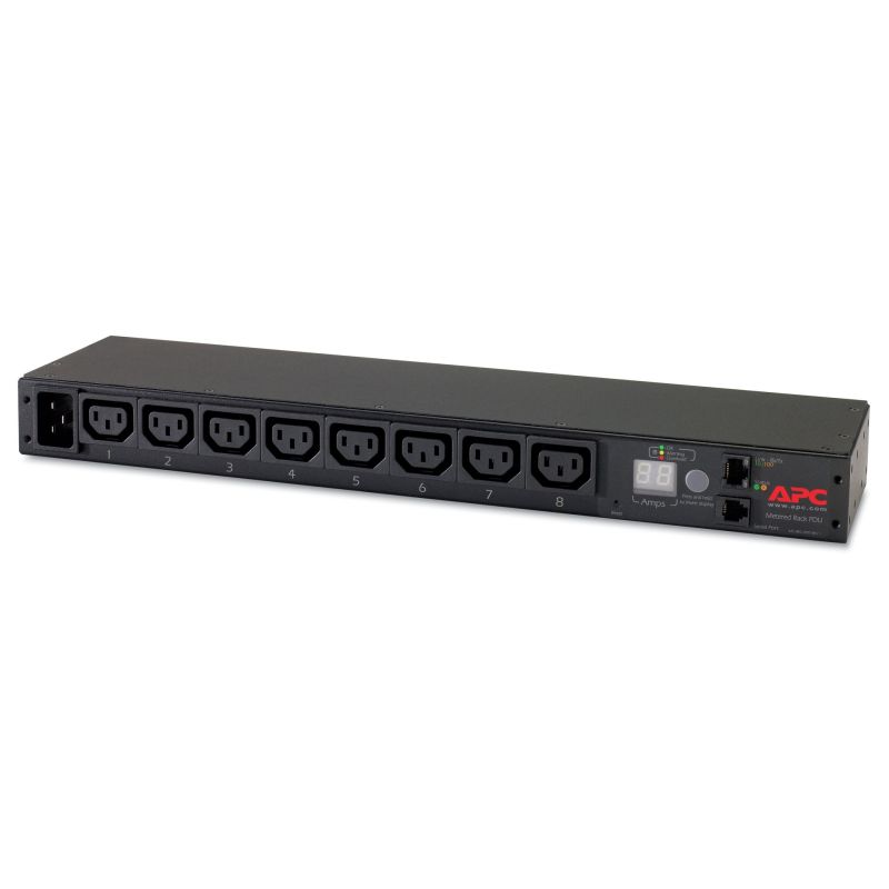 Metered Rack PDU, 1U, 16 A, 208/230 V, (8) C13