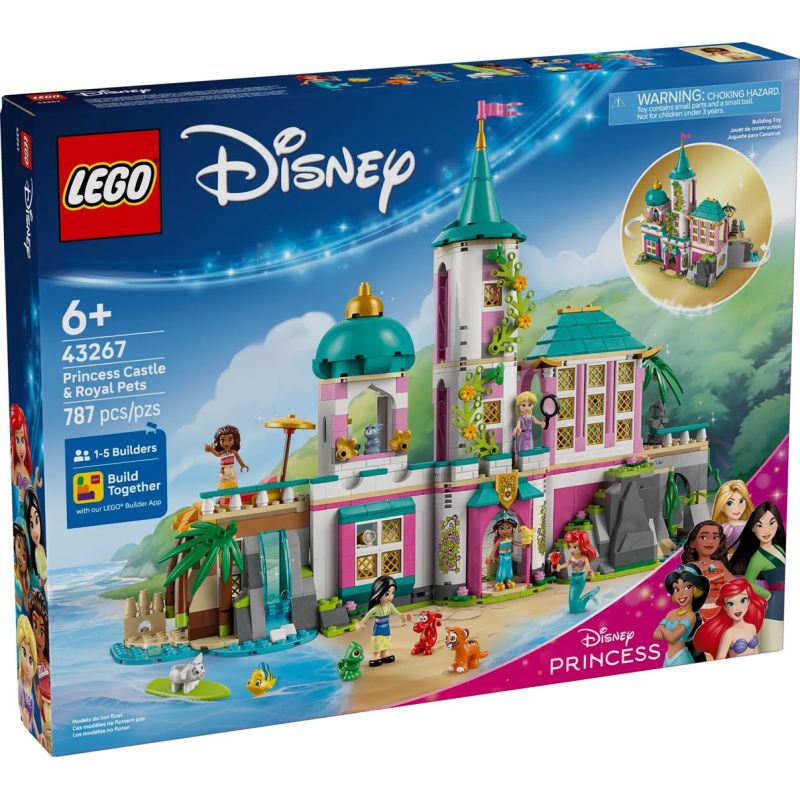 LEGO Disney Princess 43267 Princess Castle and Royal Pets