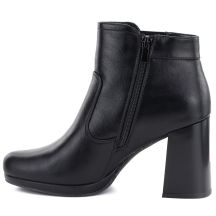 M. Daszyński Stivali ankle with block heel and platform, insulated, M.Daszyński