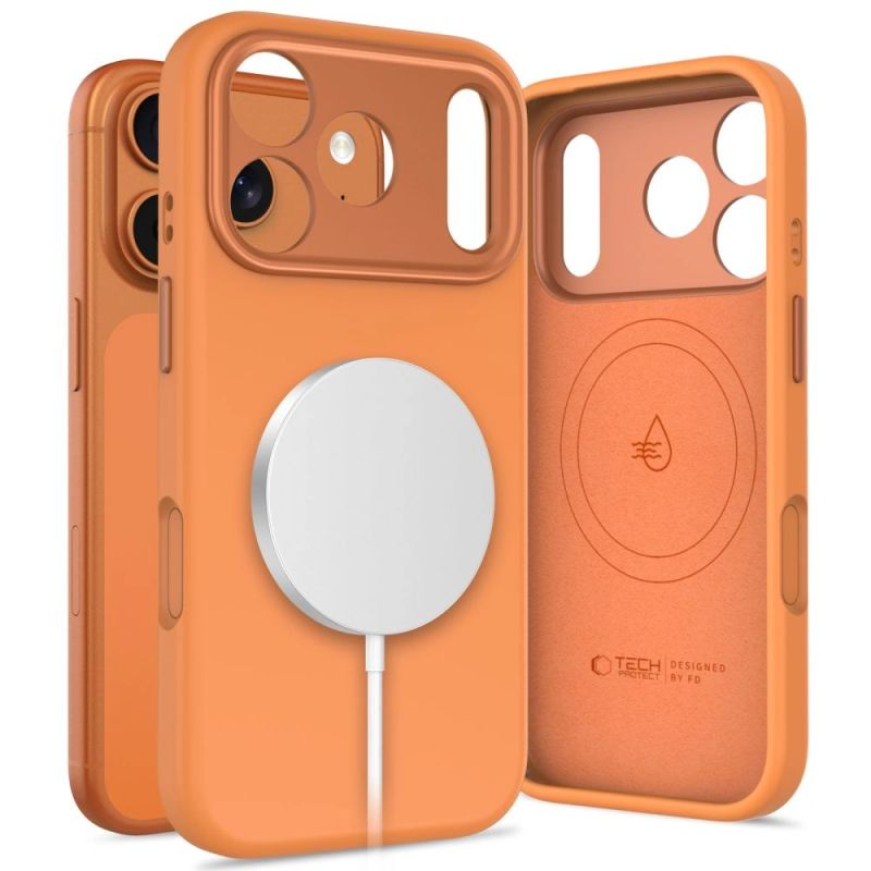 Tech-Protect Uniq MagSafe MagSafe case for iPhone 17 Pro - orange
