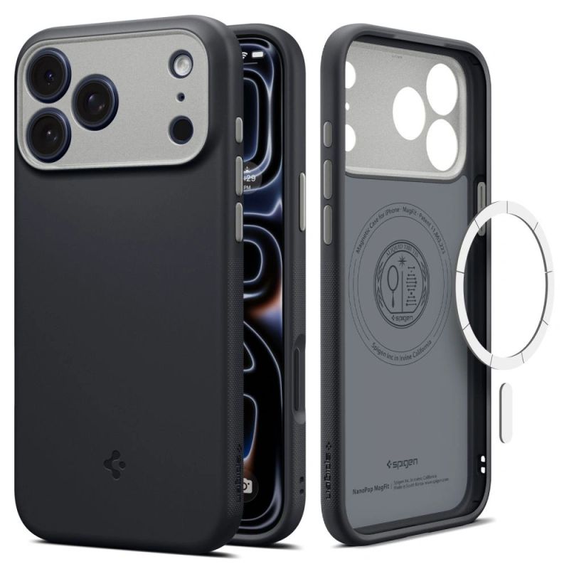 Spigen Nano Pop MagSafe Case for iPhone 18 Pro / 17 Pro - Black