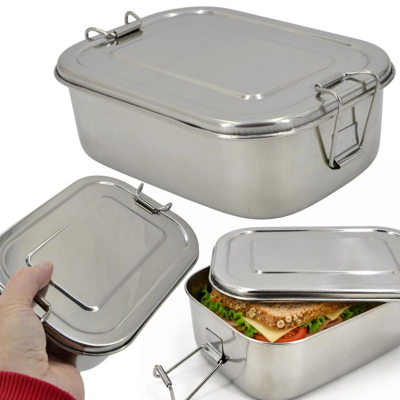 REDCLIFFS Stainless Steel Lunchbox Mess Tin 18 x 14 cm