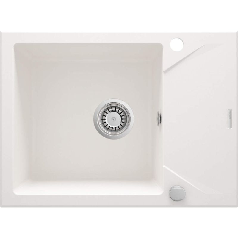 Single-bowl granite sink with drainer ZQJ_A11A 5908212096383
