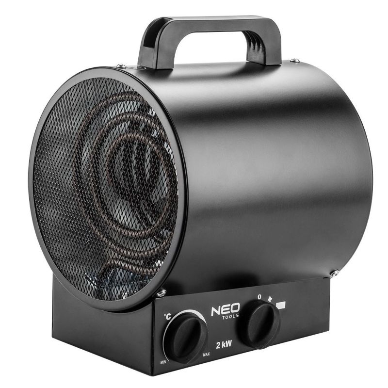 NEO TOOLS 90-065 Electric Heater Stainless Steel 2000 W Black