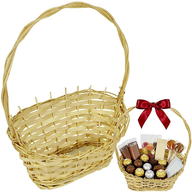 GIFT BASKET 29x18x8CM NATURAL