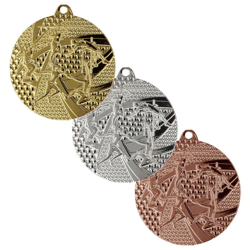 Bronze medal in athletics - steel medal