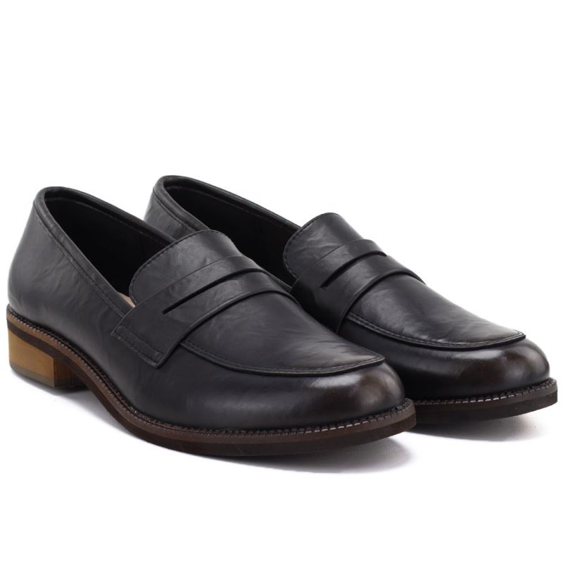 Leone Scarpe chocolate moccasin Sergio Leone