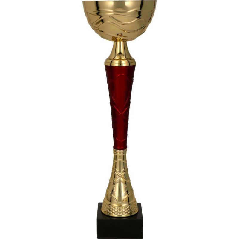 TUMA RD gold-burgundy metal cup