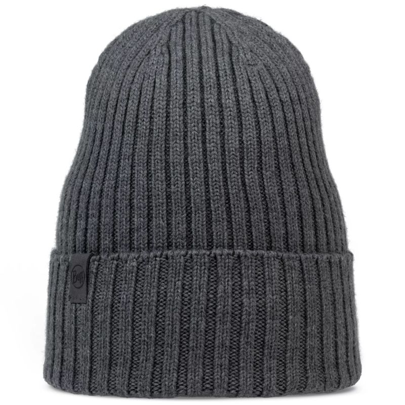 Buff Knitted Norval Beanie 12424293010 Grey One Size