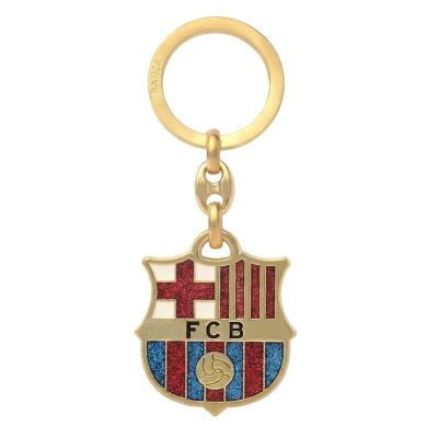 FC Barcelona Cappotto original of arms keychain licensed by