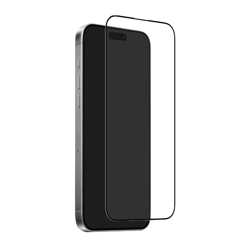 Puro Frame Tempered Glass for iPhone 17 Pro Max with Applicator and Black Frame