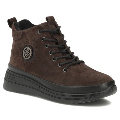Filippo Stivali leather suede ankle on platform Filippo