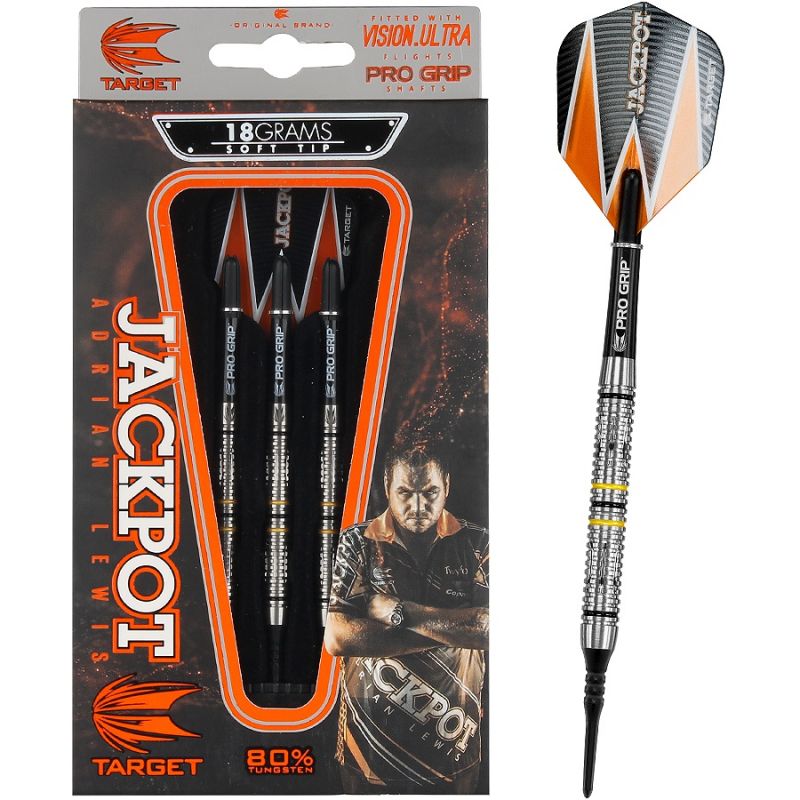 Target Adrian Lewis 80% 18g Soft Darts 101333