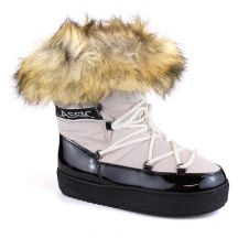 Vinceza Stivali Lace-up platform snow with fur Vinceza