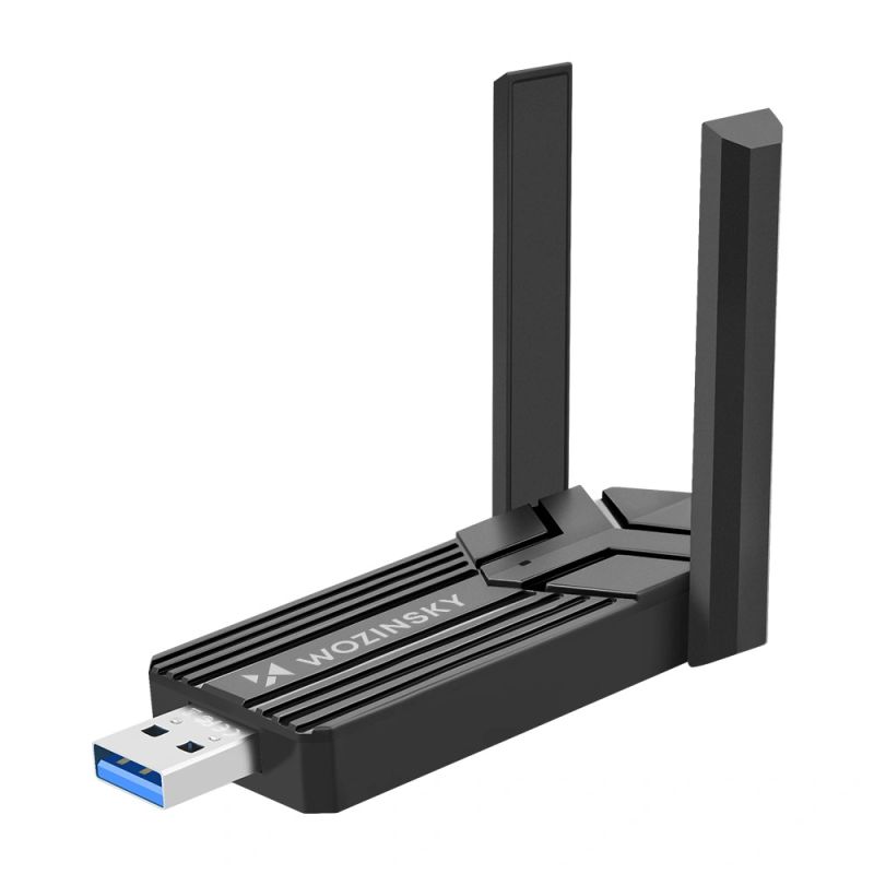 Wozinsky Dual Band Wireless USB 3.0 WiFi 6 Adapter - Black