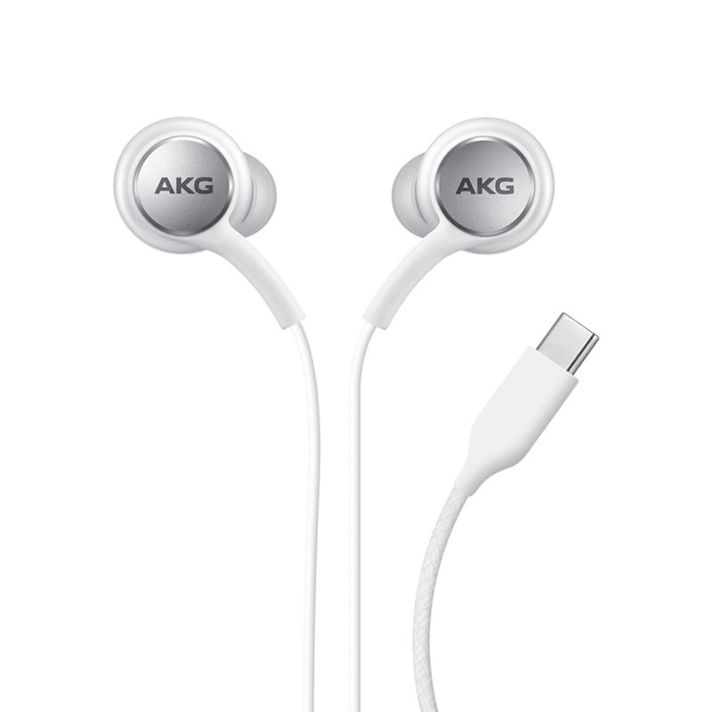 Samsung EO-IC100BWE USB-C Stereo Hi-Fi Wired Headphones (OOB Bulk - Replacement Packaging) - White
