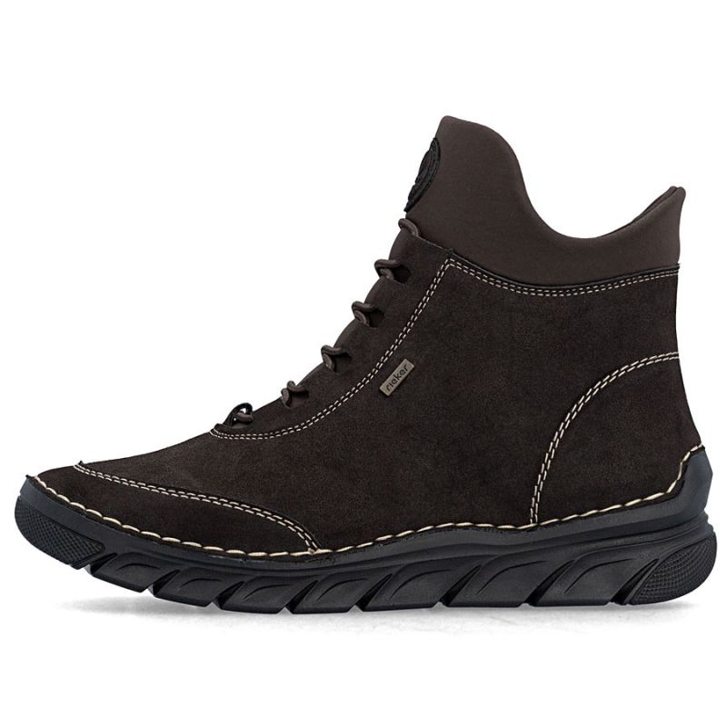 Rieker Stivali comfortable insulated ankle chocolate Rieker