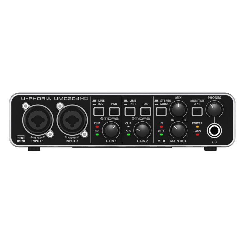 Behringer UMC204HD – USB Audio Interface