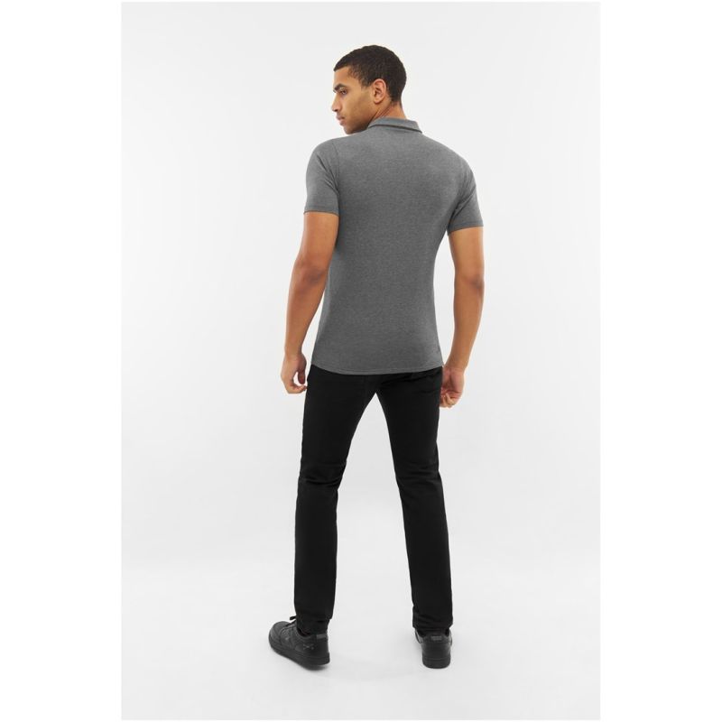 VIKING Winslow Man Bamboo Men's Polo Shirt Gray M