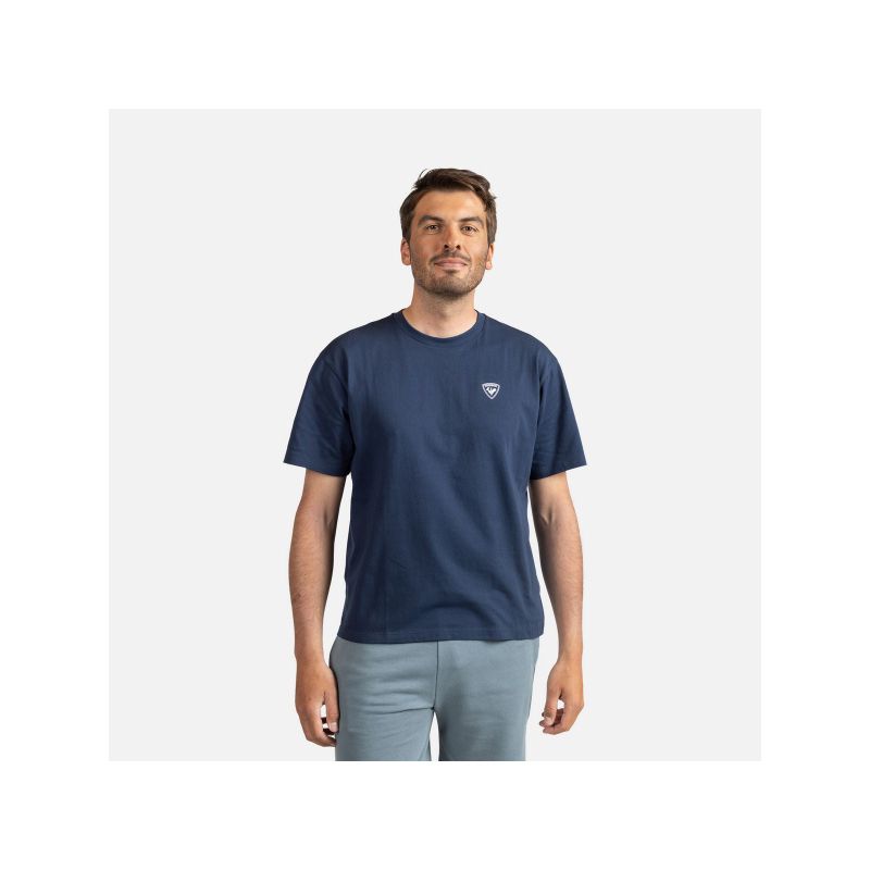 ROSSIGNOL Traye Tee Men’s T-Shirt, Navy Blue