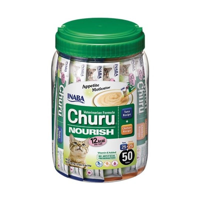 Inaba CHURU NOURISH Tuna and Chicken Cat Treat 50 x 14 g
