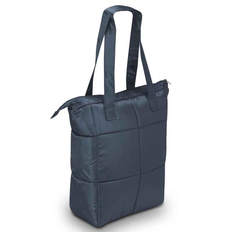 LARGE NAVY BLUE WOMEN’S SHOULDER BAG SEMI LINE