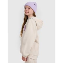 4f Felpa with hood, open,