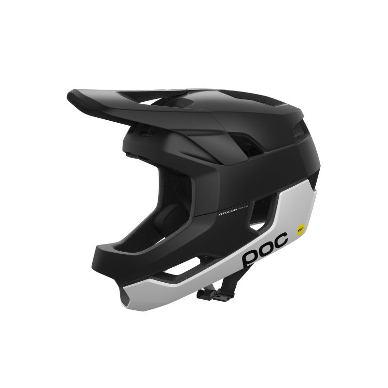 POC Otocon Race Mips Bike Helmet Black and White