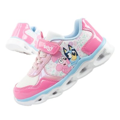 Leomil Sneakers Bluey children's sports, lightweight with Velcro LED