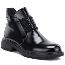 M. Daszyński Stivali patent leather ankle, M.Daszyński