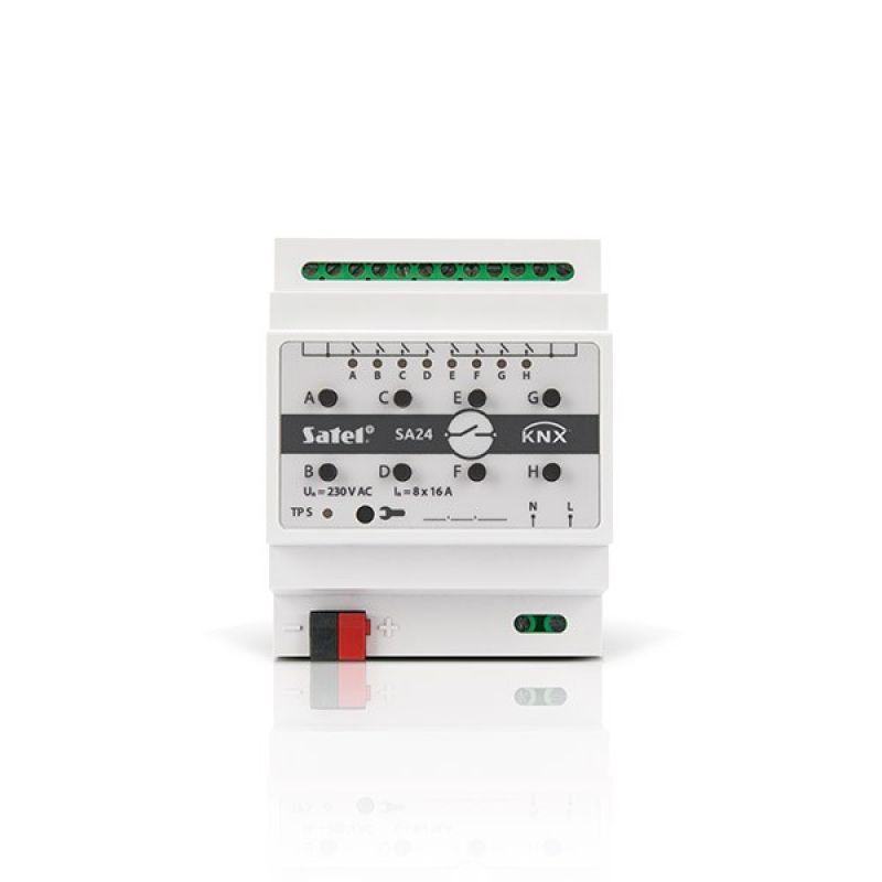 SATEL KNX 8-channel switching actuator KNX-SA24