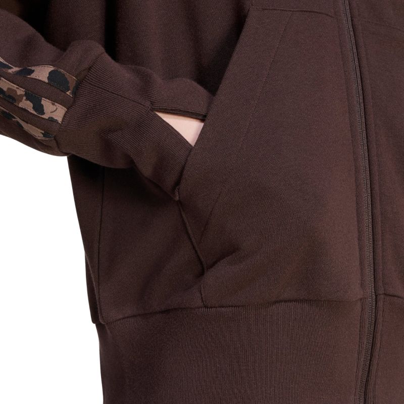 adidas Felpa Seasonal Essentials Animal Print Full-Zip Hooded