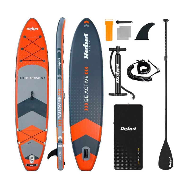REBEL ACTIVE Inflatable SUP Board 350 x 81 x 15 cm, orange