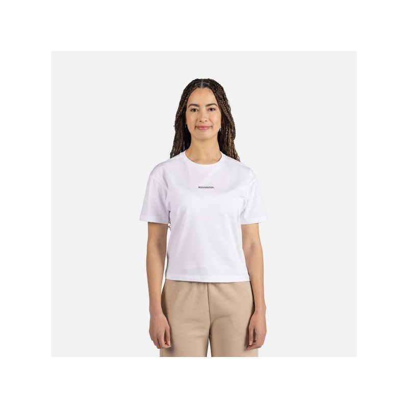 Women's ROSSIGNOL W Presset Tee, White